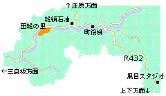 秋山邸（稲草）地図